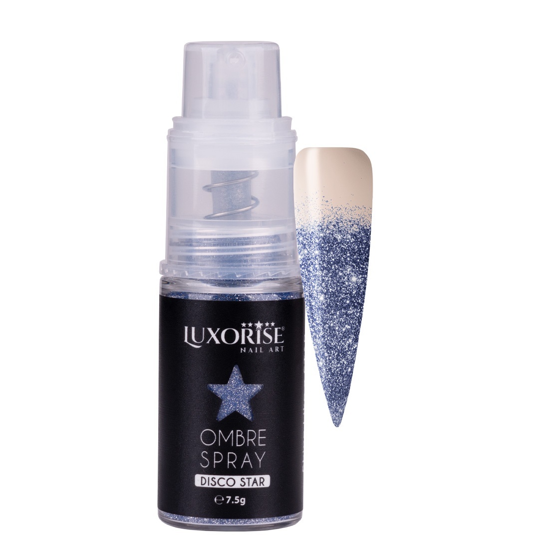 Ombre Spray Nail Art LUXORISE Disco - Electric Blue