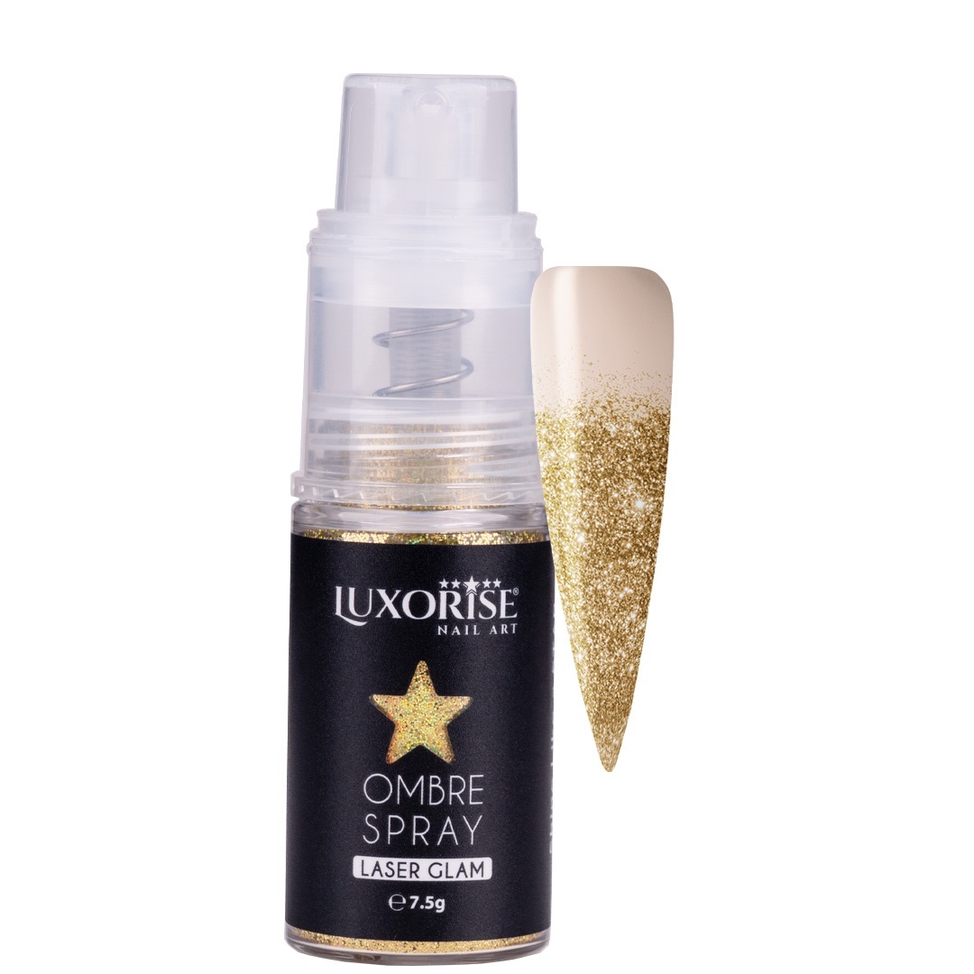 Ombre Spray Nail Art LUXORISE Laser Glam - Radiance