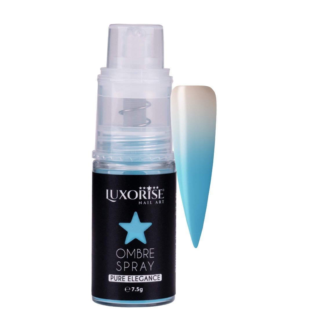 Ombre Spray Nail Art LUXORISE Pure Elegance - Light Blue