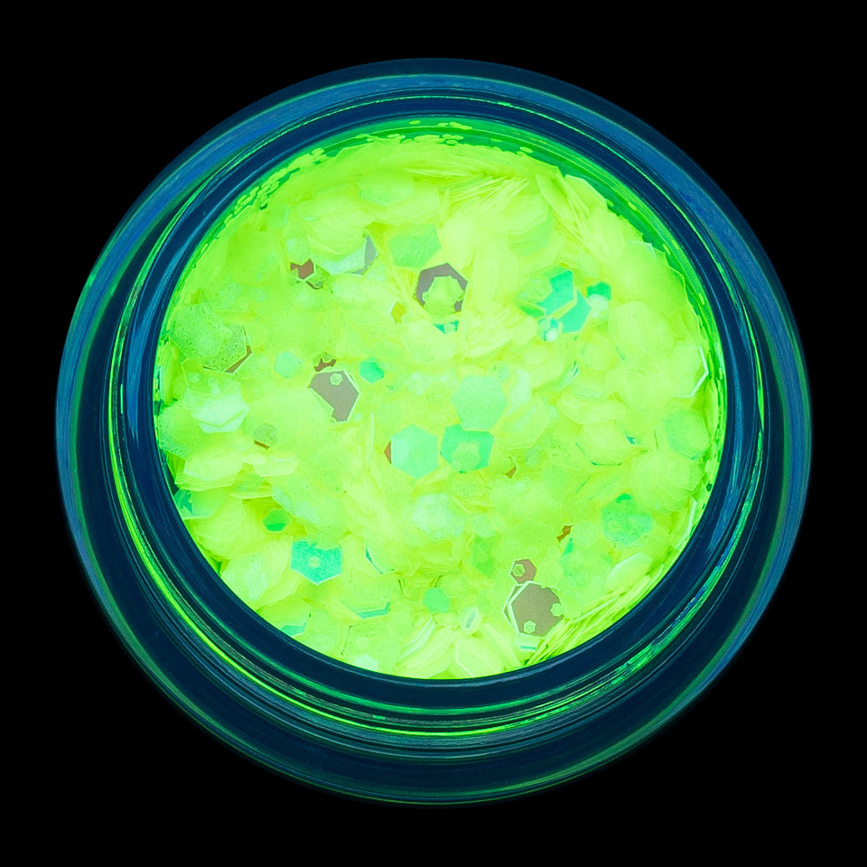 Paiete Unghii Neon Fluorescent LUXORISE, Lime - 2 | YEO