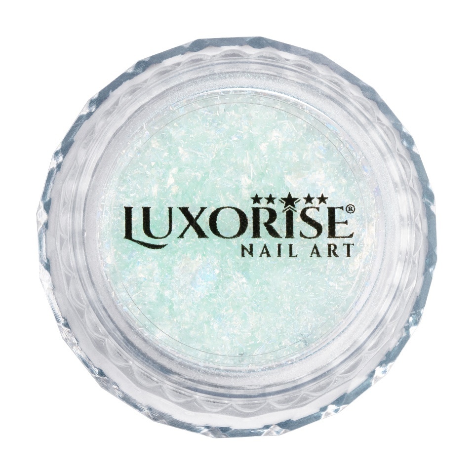 Pigment Unghii Laser Flakes LUXORISE, Cosmic Mint - 1 | YEO