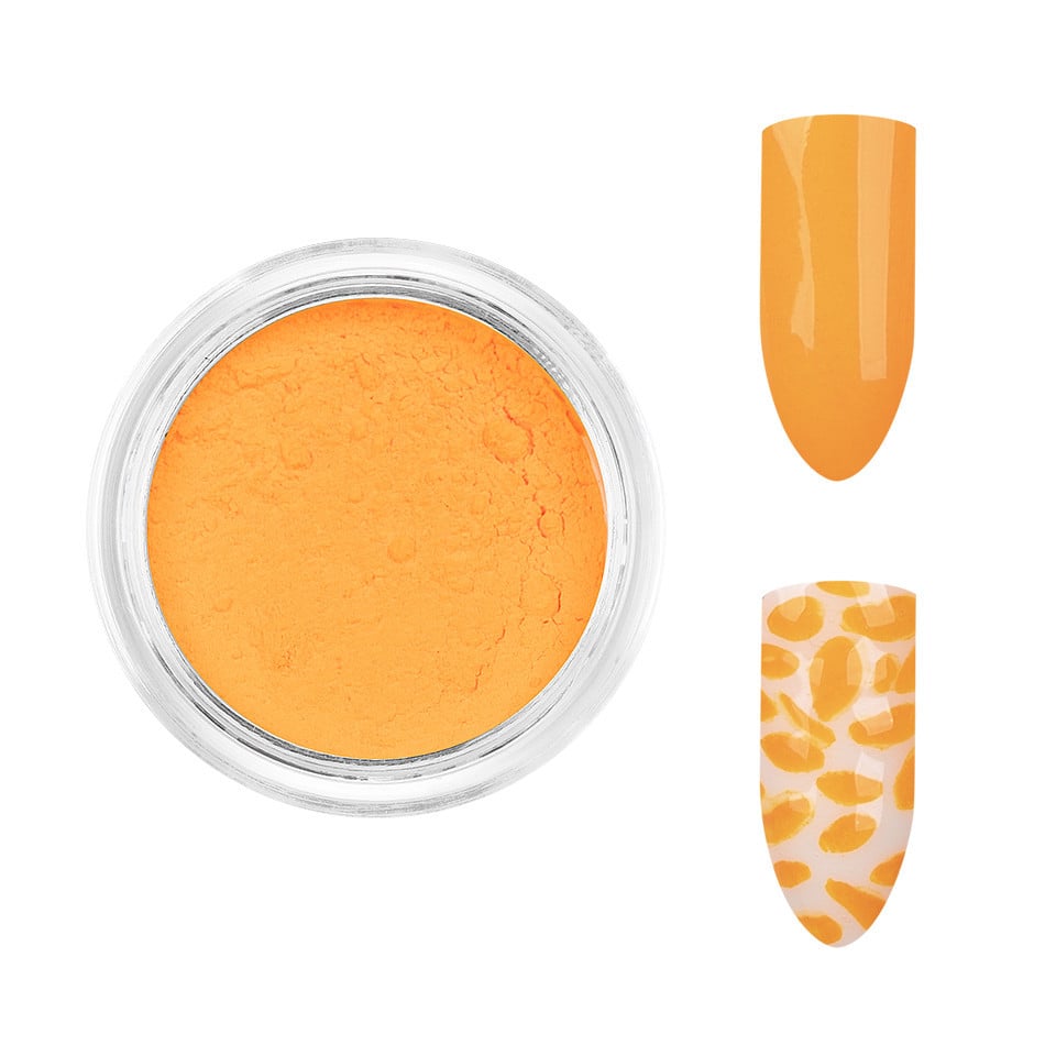 Pigment Unghii Neon LUXORISE, Light Orange - 4 | YEO