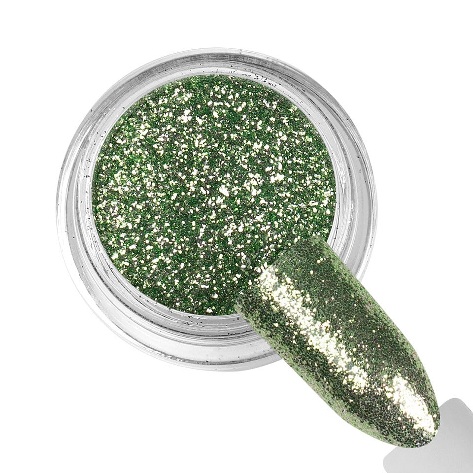 Pigment Unghii Platinum LUXORISE, Smarald Green - 1 | YEO