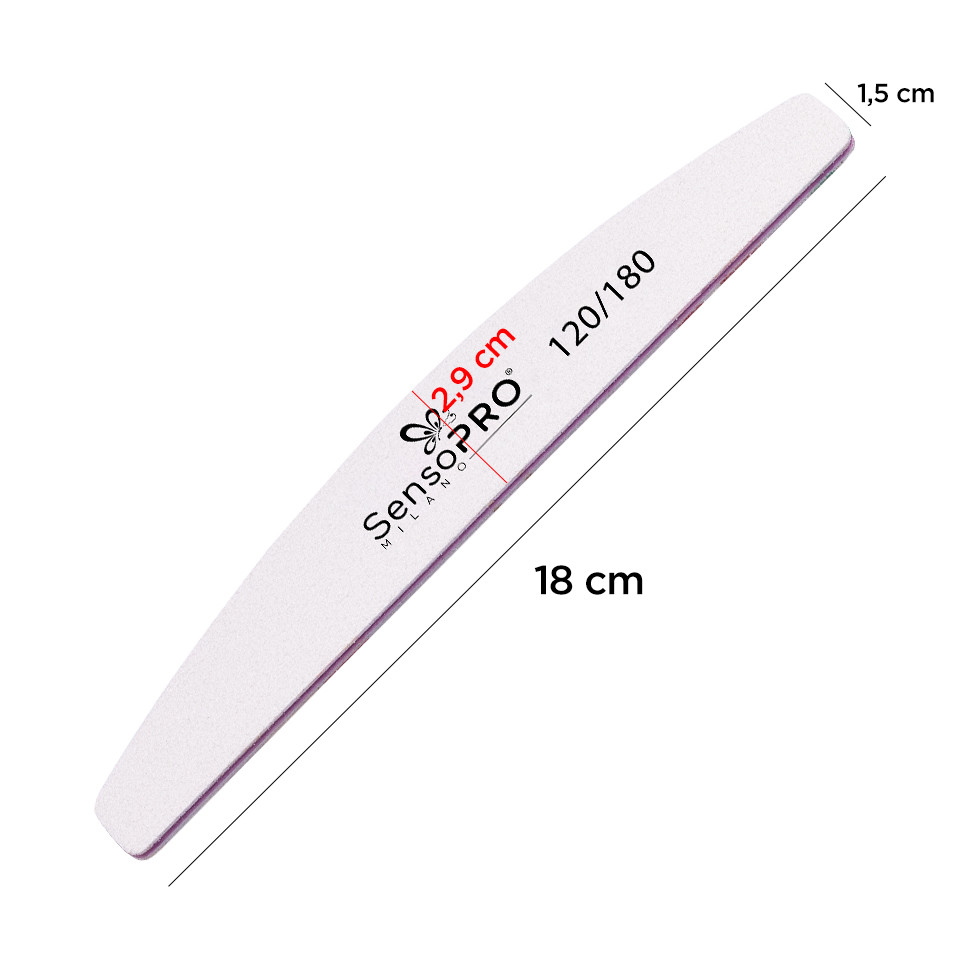 Pila Unghii Semiluna 120/180 Winter Edition - SensoPRO Milano, Christmas Smiles - 2 | YEO