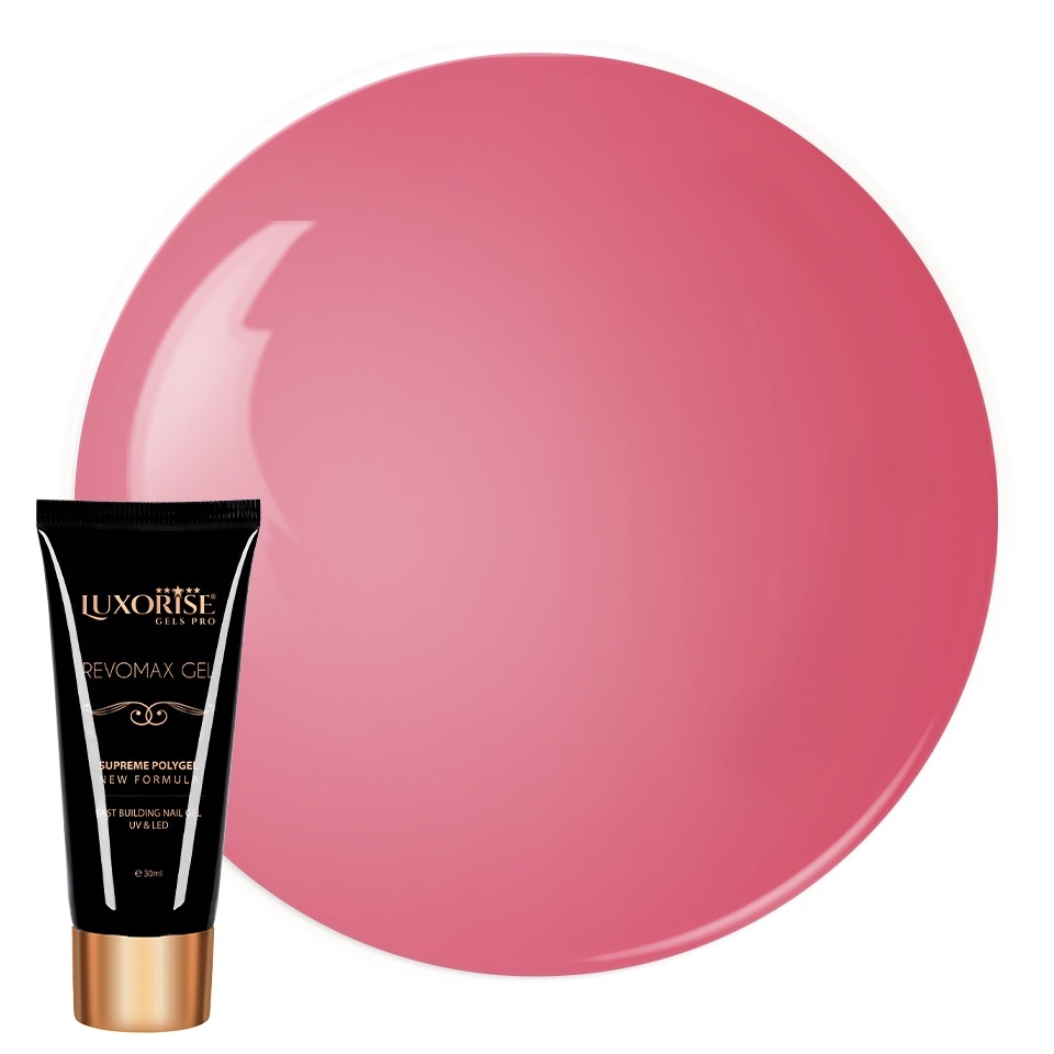 Polygel REVOMAX GEL LUXORISE Antique Pink, 30ml