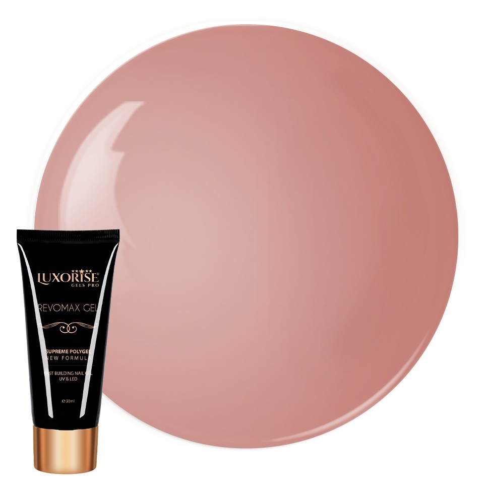 Polygel REVOMAX GEL LUXORISE Elegant Nude, 30ml