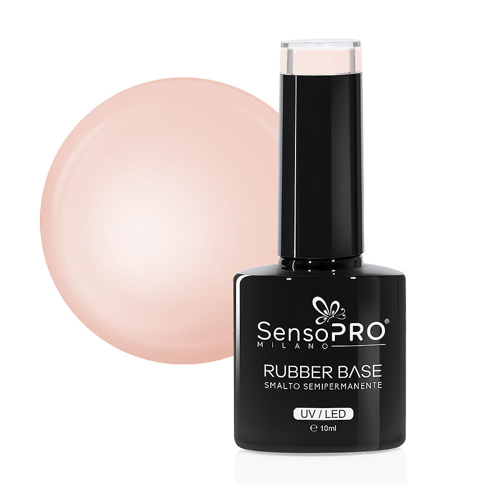 Rubber Base Gel SensoPRO Milano 10ml, #02 Pale Blush