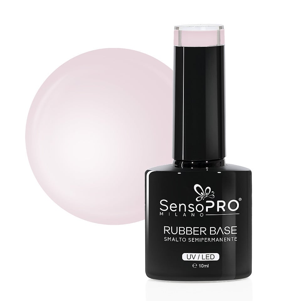 Rubber Base Gel SensoPRO Milano 10ml, #71 Cotton Candy