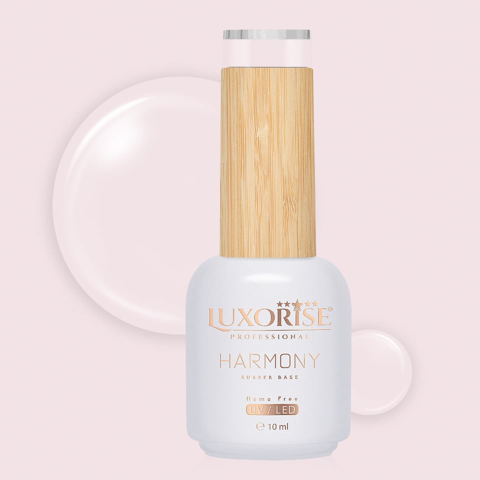 Rubber Base Hema Free LUXORISE Harmony - Milky Pink 10ml - 1 | YEO