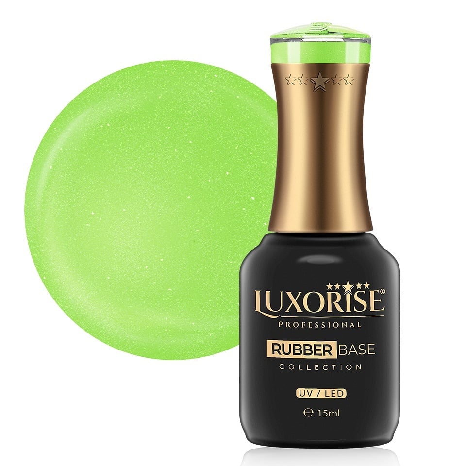 Rubber Base LUXORISE Neon City Collection - Lime Glow 15ml