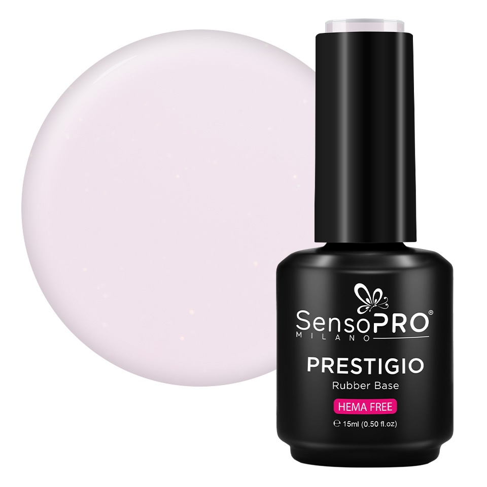 Rubber Base PRESTIGIO SensoPRO Milano - Delicate Rose 15ml