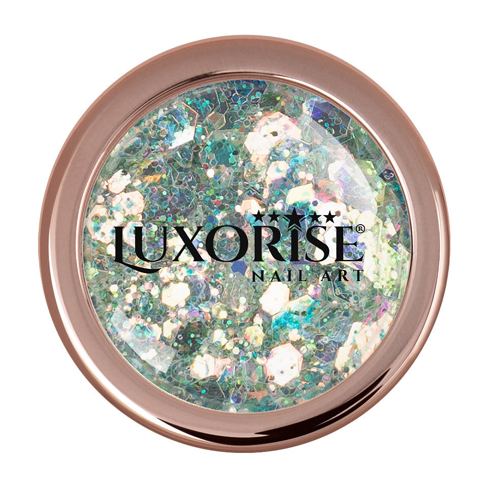 Sclipici Unghii LUXORISE - Mystic Mermaid, Holo Glitter Collection - 2 | YEO