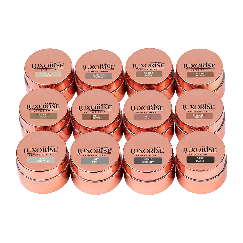 Set 12 Geluri UV Colorate LUXORISE, Redefined Nudes - 4 | YEO