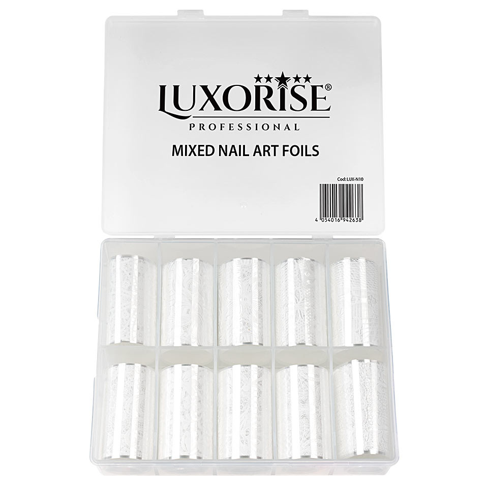 Set Folii Transfer LUXORISE #51 White Lace, 10 buc - 3 | YEO