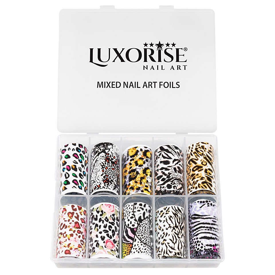 Set Folii Transfer LUXORISE Romantic Animal Print, 10 buc - 2 | YEO