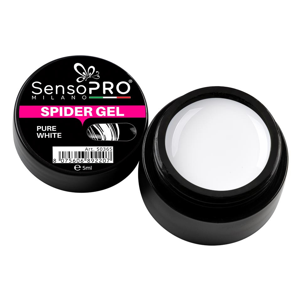 Spider Gel SensoPRO Milano Pure White, 5 ml