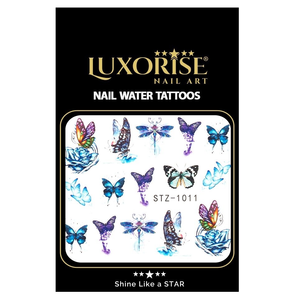 Tatuaj Unghii LUXORISE Butterfly Grace, STZ-1011 - 2 | YEO