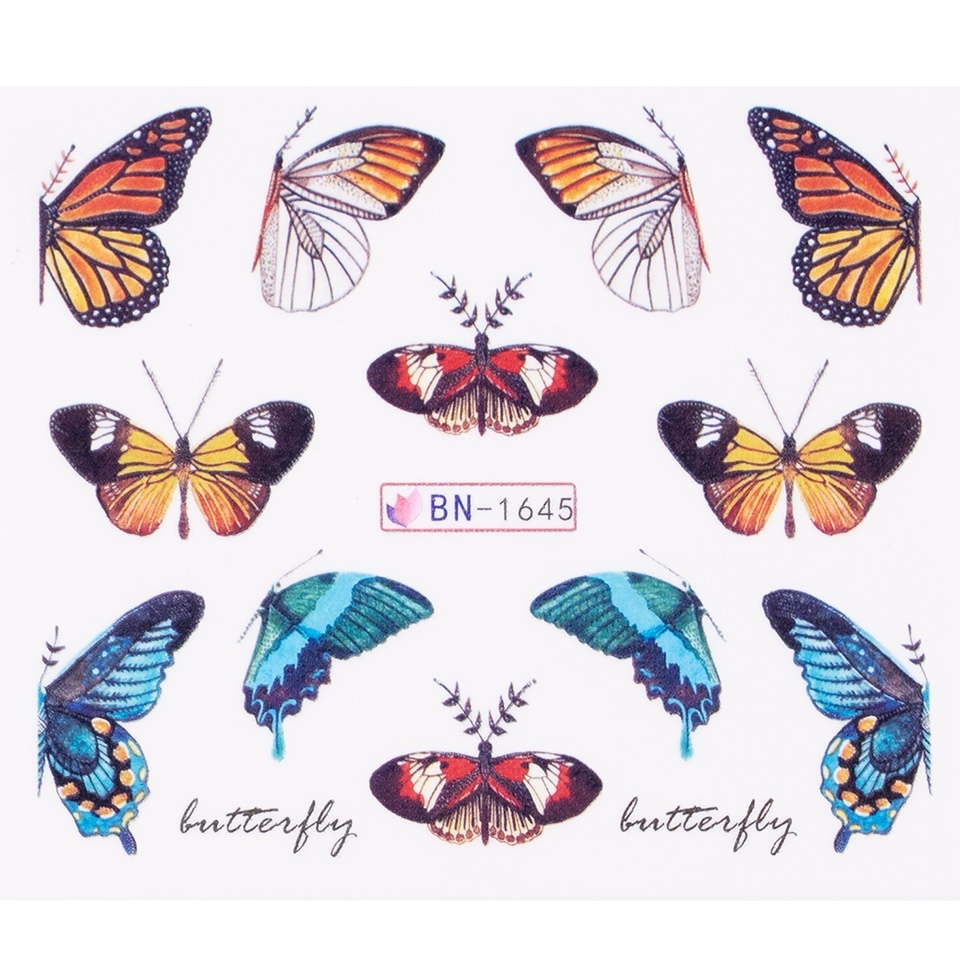 Tatuaj Unghii LUXORISE Butterfly Style, BN-1645 - 2 | YEO