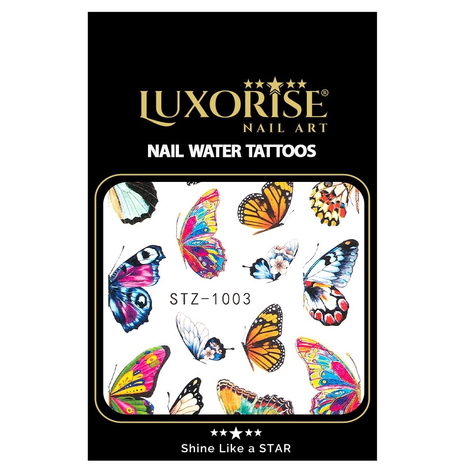 Tatuaj Unghii LUXORISE Butterfly World, STZ-1003 - 1 | YEO