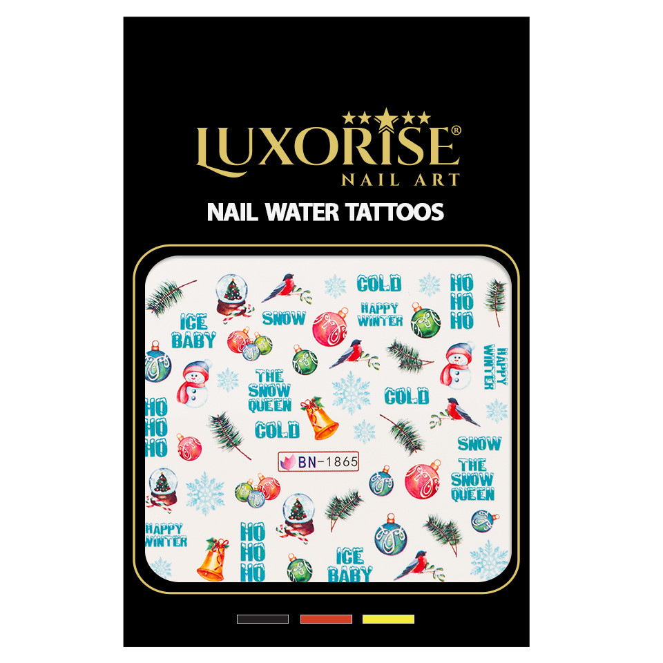 Tatuaj Unghii LUXORISE Christmas Festival, BN-1865 - 2 | YEO