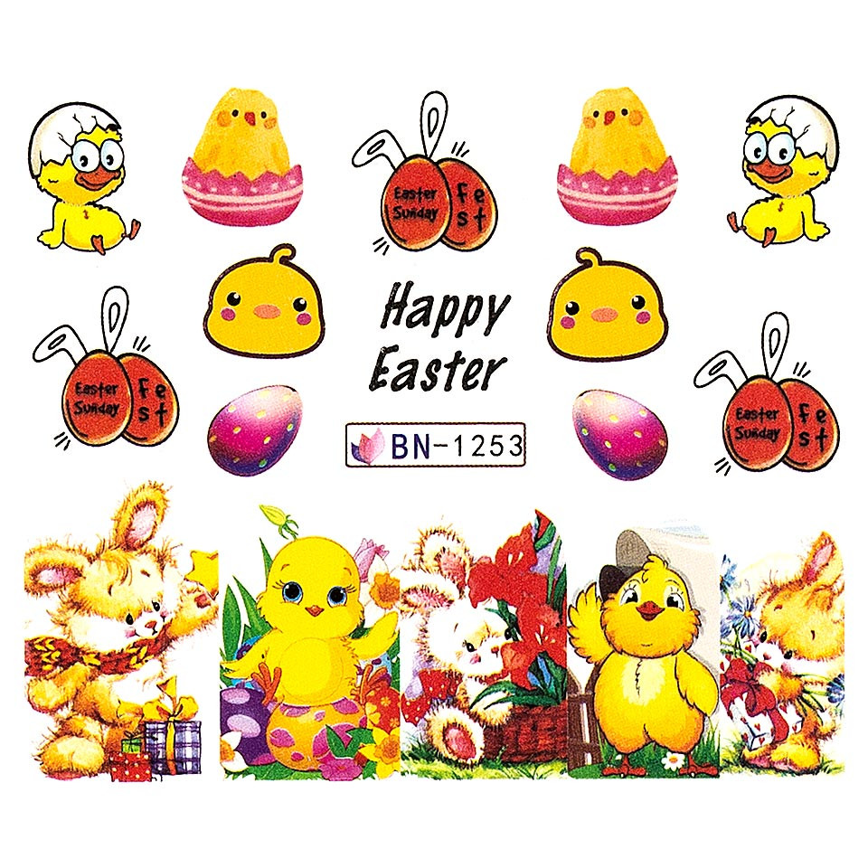 Tatuaj Unghii LUXORISE Easter Joy, BN-1253