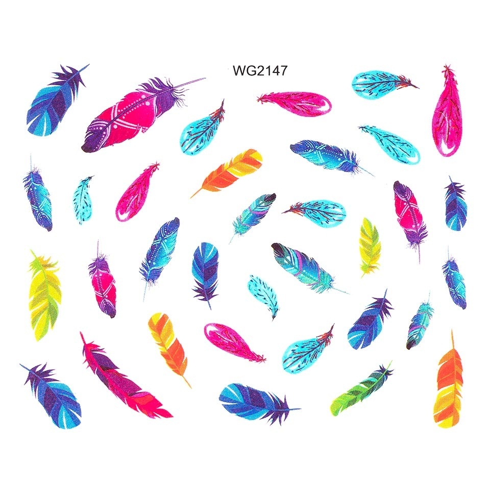 Tatuaj Unghii LUXORISE Feather Trend, WG2147
