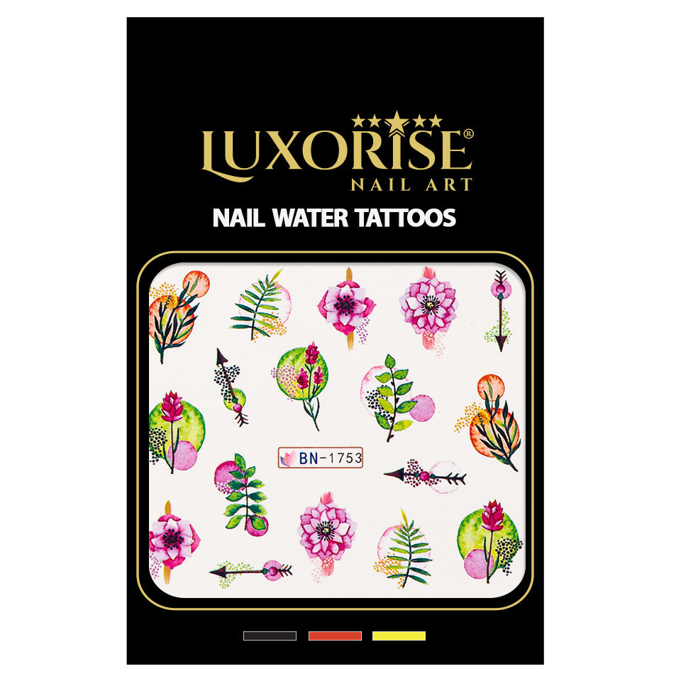 Tatuaj Unghii LUXORISE Flower Club, BN-1753 - 1 | YEO