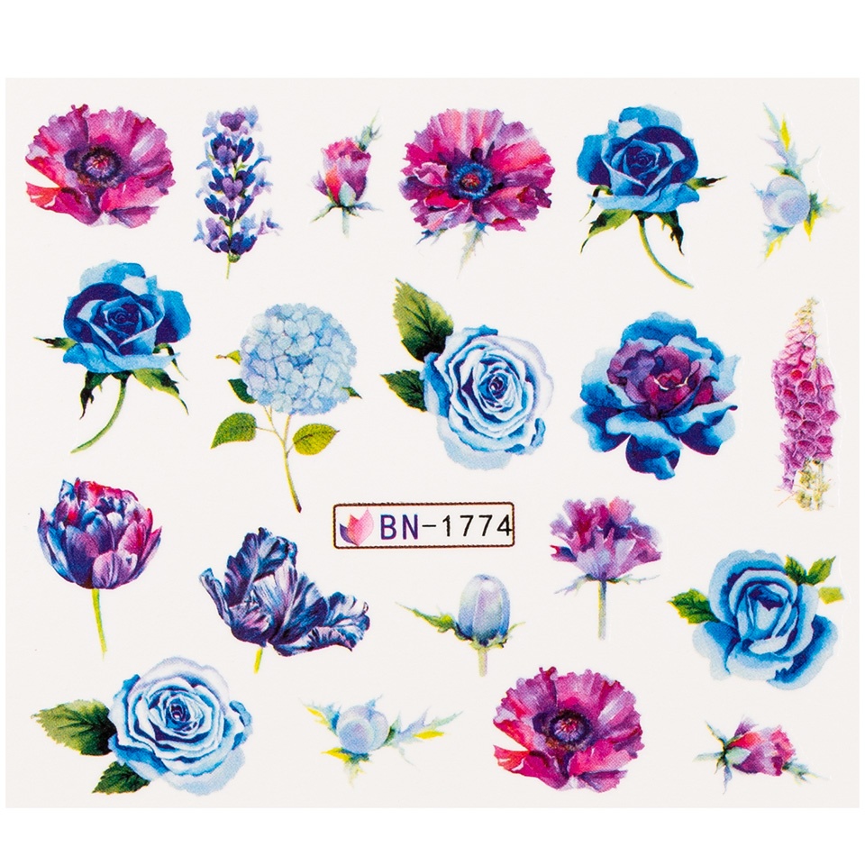 Tatuaj Unghii LUXORISE Flower Fantasy, BN-1774 - 2 | YEO