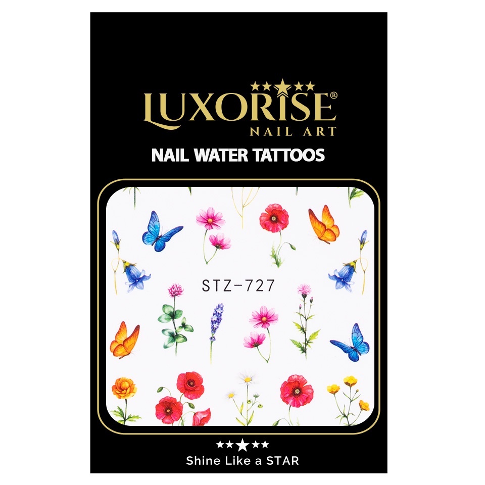 Tatuaj Unghii LUXORISE Flower Pop, STZ-727 - 1 | YEO