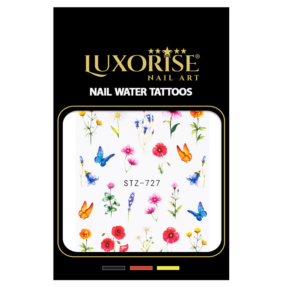 Tatuaj Unghii LUXORISE Flower Pop, STZ-727 - 2 | YEO