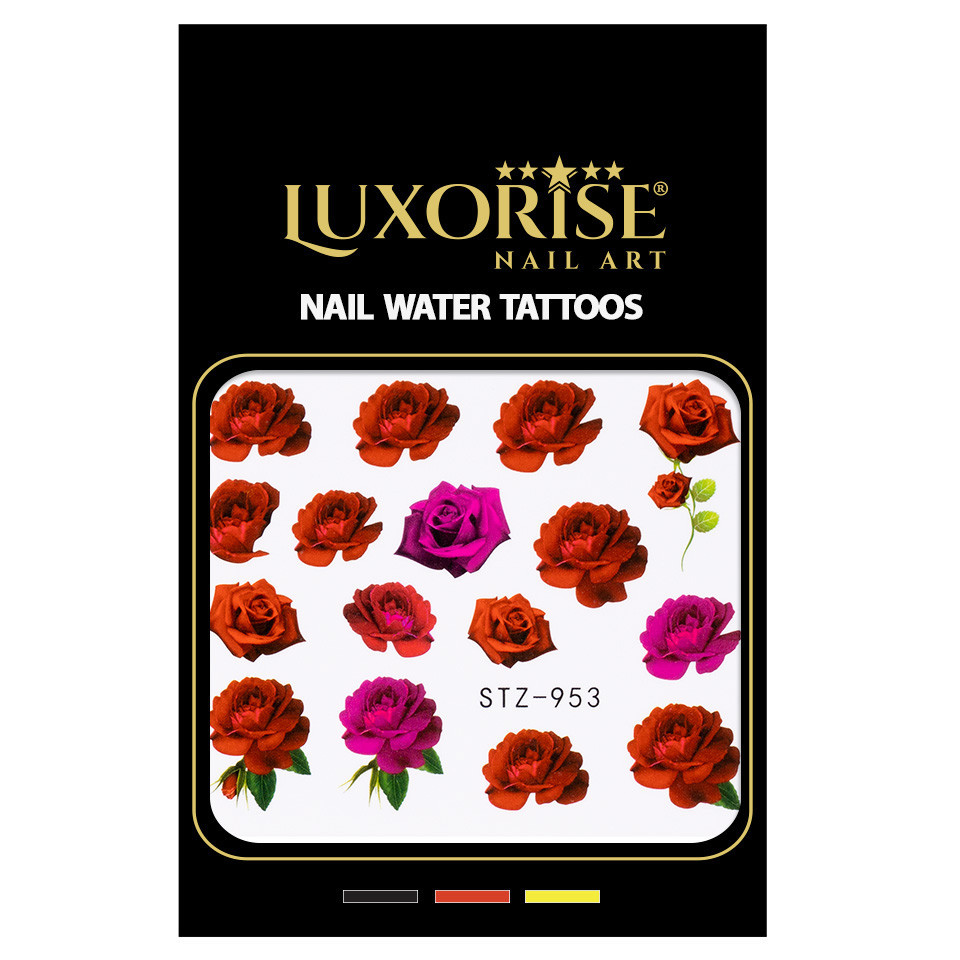 Tatuaj Unghii LUXORISE Flower Rose, STZ-953 - 1 | YEO