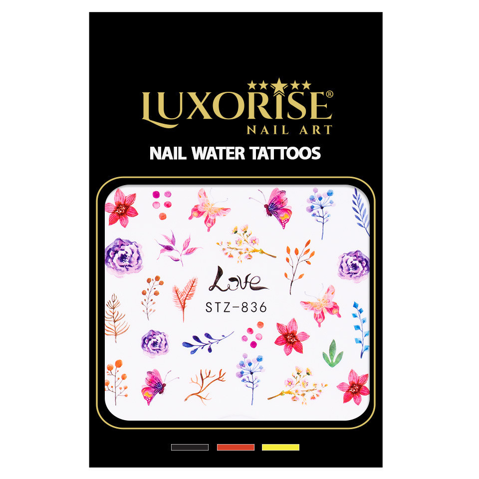 Tatuaj Unghii LUXORISE Flower Sin, STZ-836 - 1 | YEO