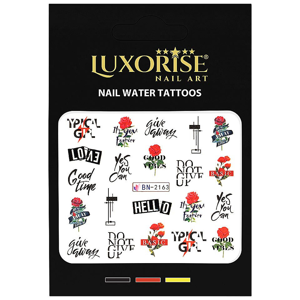 Tatuaj Unghii LUXORISE Good Times, BN-2163 - 1 | YEO