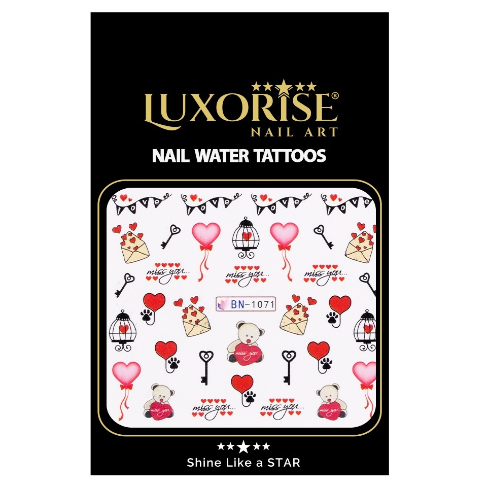 Tatuaj Unghii LUXORISE Love Train, BN-1071 - 1 | YEO