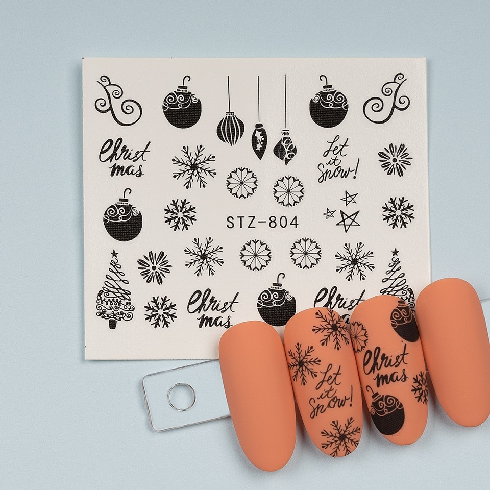Tatuaj Unghii LUXORISE Simple Holiday Treats, STZ-805 - 1 | YEO