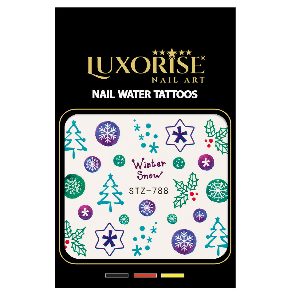 Tatuaj Unghii LUXORISE Winter Star, STZ-788 - 2 | YEO