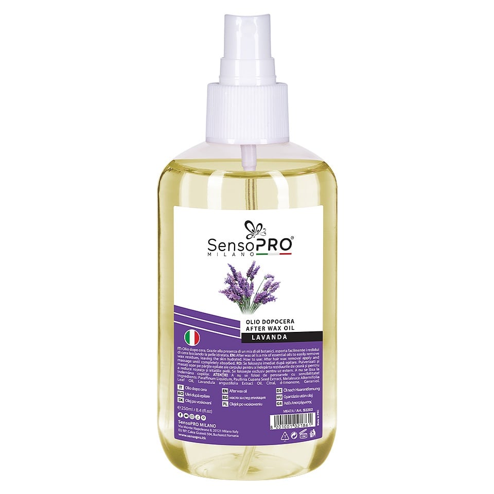 Ulei dupa Epilare cu Lavanda SensoPRO Milano - 250 ml