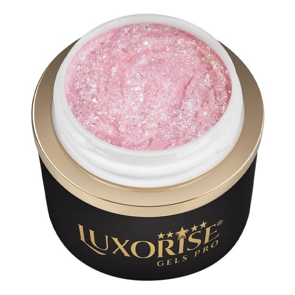 Gel Design 3D LUXORISE - Royal Glitz, Pink Champagne 5ml
