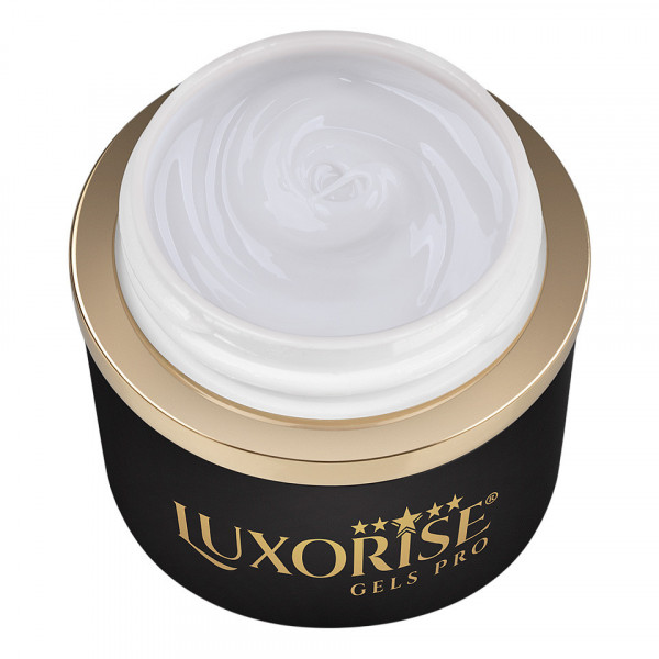 Gel UV Constructie Unghii JellyFlex LUXORISE, Milky White 15ml
