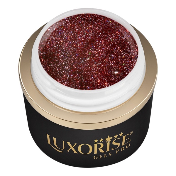 Gel UV Constructie Unghii RevoFlex Disco LUXORISE 15ml, Passion Red