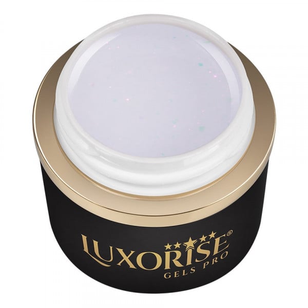 Gel UV Constructie Unghii RevoFlex LUXORISE 15ml, Milky Brilliance