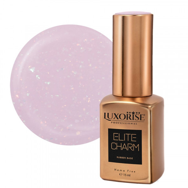 Rubber Base Hema Free LUXORISE ELITE CHARM - Blush Shine 15ml