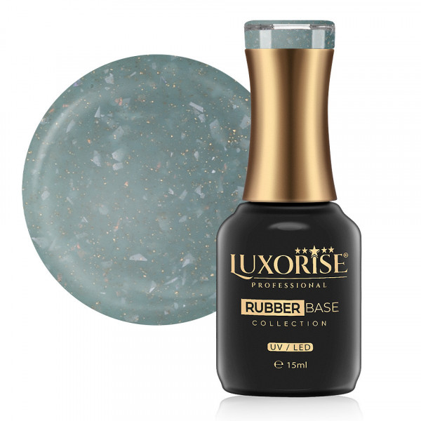 Rubber Base LUXORISE Glamour Collection - Teal Heart 15ml