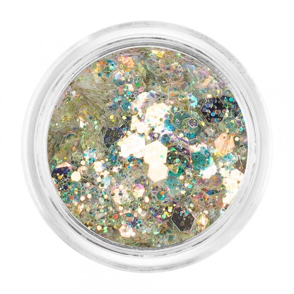 Sclipici Unghii LUXORISE - Emerald Vibe, Holo Glitter Collection