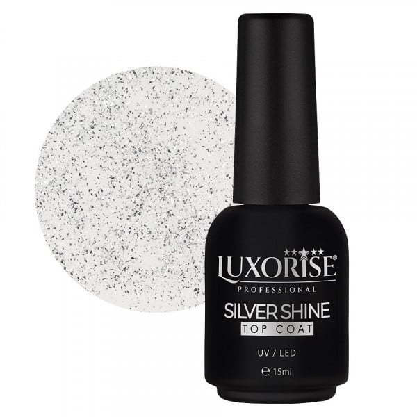 Silver Shine Top Coat LUXORISE, 15ml