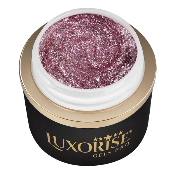 Gel Design 3D LUXORISE - Royal Glitz, Pink Steel 5ml