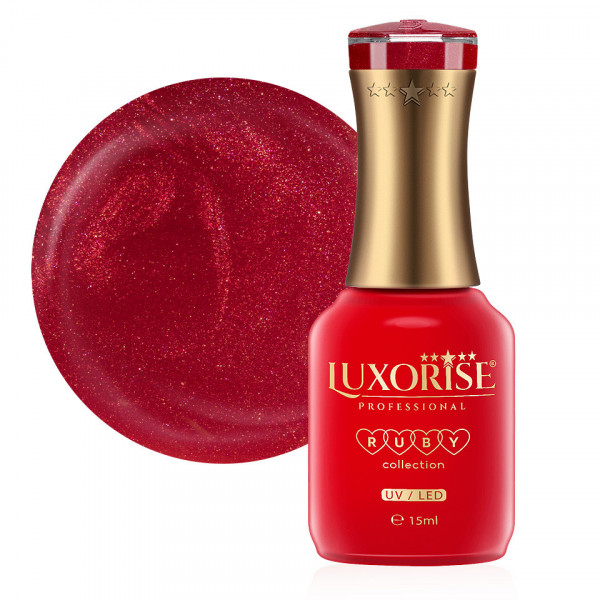 Oja Semipermanenta Ruby Collection LUXORISE, Rolling In Love 15ml