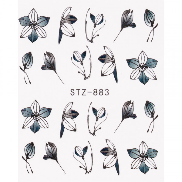 Tatuaj Unghii LUXORISE Simple Flower Art, STZ-883