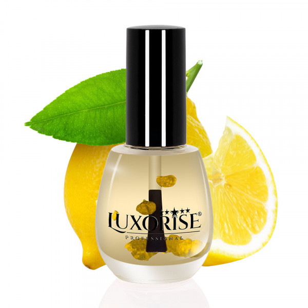 Ulei Cuticule cu Pensula Lemon - LUXORISE, 15 ml