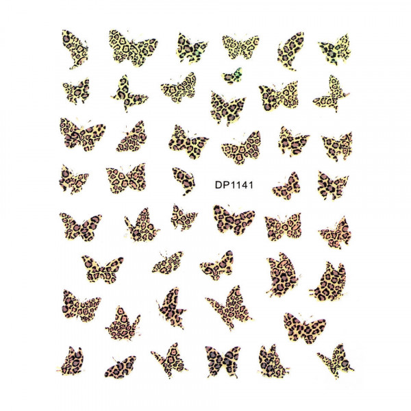 Abtibild Unghii SensoPRO Milano Butterfly Print, model DP1141